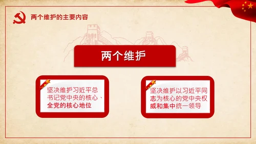 两个维护合格党员党支部主题党日党课PPT
