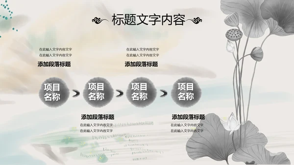 国学经典四大名著红楼梦PPT模板