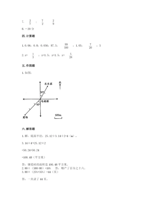 小升初数学期末测试卷完整版.docx