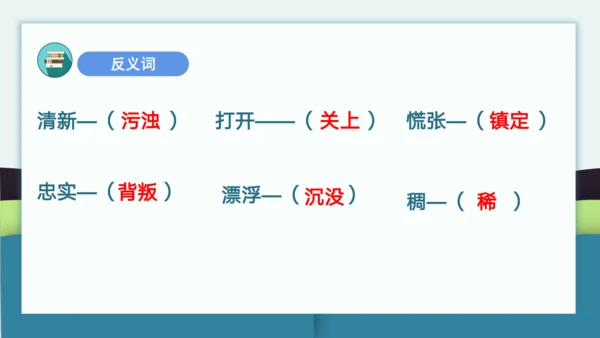 统编版2022-2023学年二年级语文下册期末单元复习第六单元知识点复习（课件）