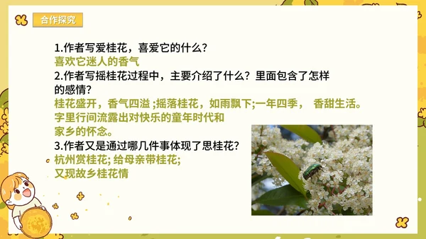 部编版语文五年级上册《桂花雨》课件