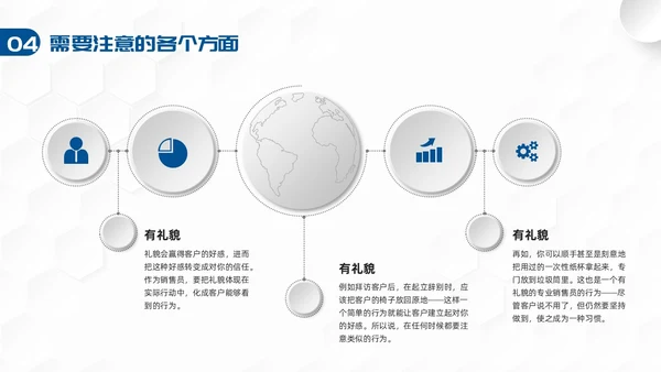 蓝色简约渠道销售技巧培训PPT模板宣传PPT动态PPT