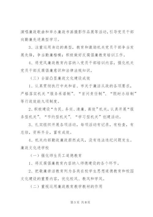 教育局廉政文化建设实施方案.docx