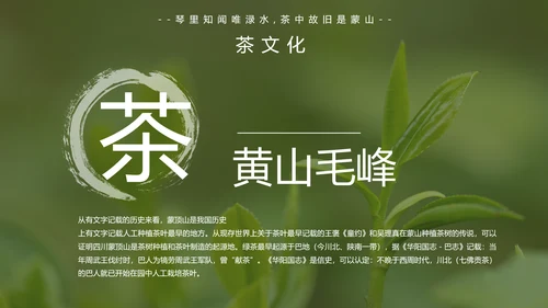 中国传统茶文化茶艺宣传PPT模板