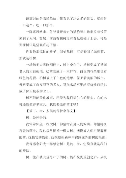 树的话题作文.docx