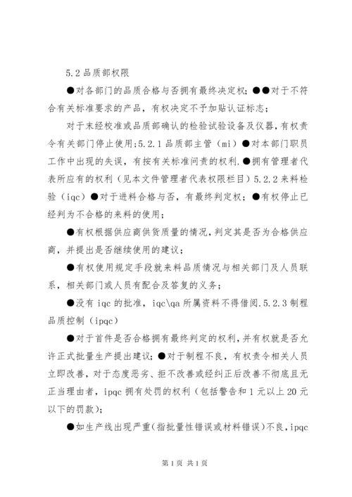 各部门职责及权限 (2).docx