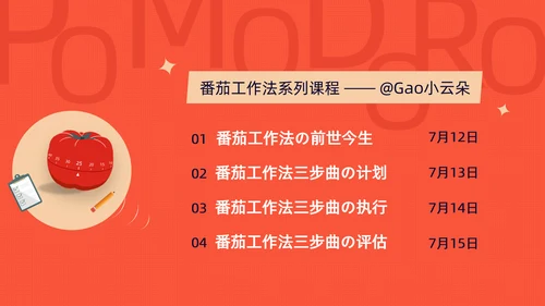 《番茄工作法图解》时间管理读书笔记ppt