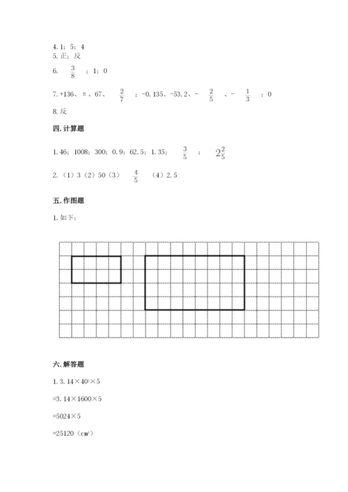 人教版六年级下册数学期末测试卷【满分必刷】.docx
