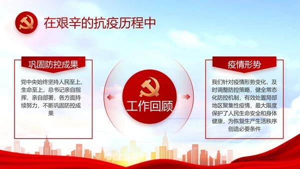 红色大气以高质量党建引领乡村振兴动态PPT