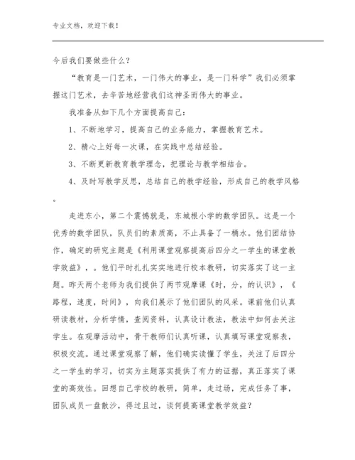 2024年农村语文教师心得体会例文16篇文档选编.docx