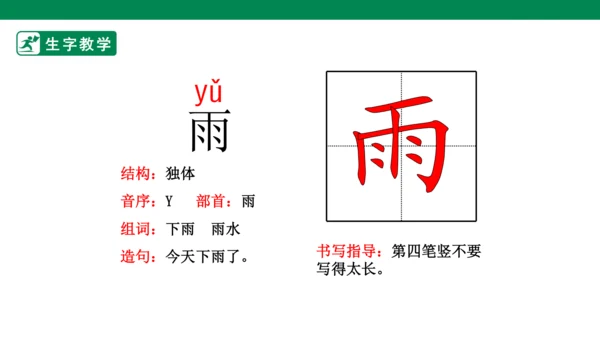 7.青蛙写诗 生字动画课件