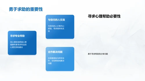 心理健康教学PPT模板