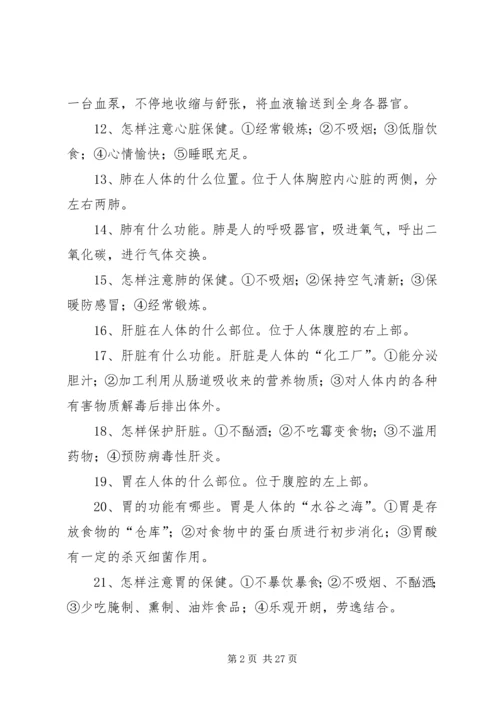 健康知识与健康行为200问[优秀范文5篇] (2).docx