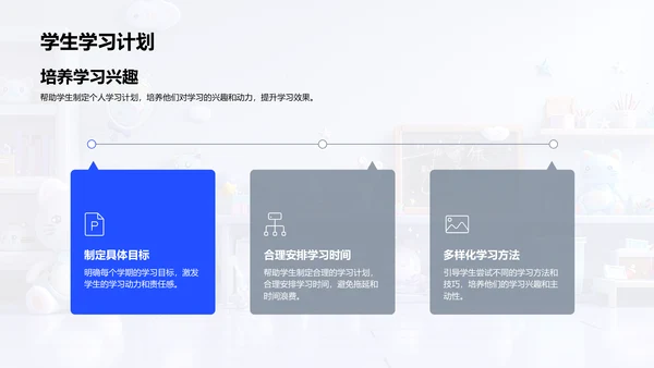 二年级学习策划PPT模板