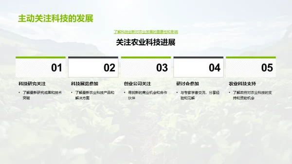 科技驱动农业