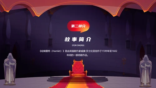 小学生阅读《王子复仇记》读书笔记PPT