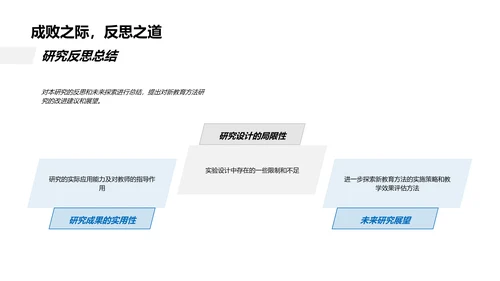 教育方法实践报告PPT模板