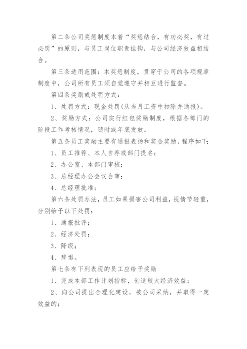 公司奖罚制度.docx