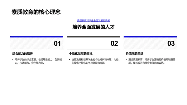 素质教育的实践报告PPT模板