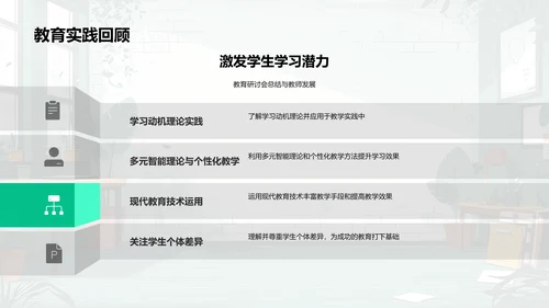 教师发展研讨讲座PPT模板