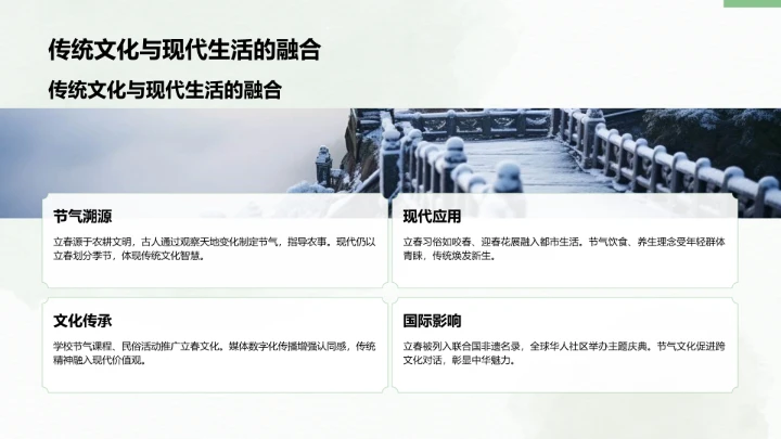 二十四节气立春PPT模板