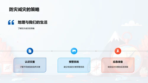 地理竞赛学习报告PPT模板