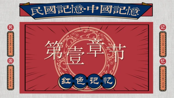 独家号外民国记忆风格通用PPT模板