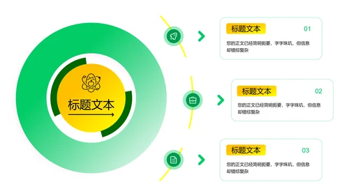 绿色简约风企业培训PPT演示模板