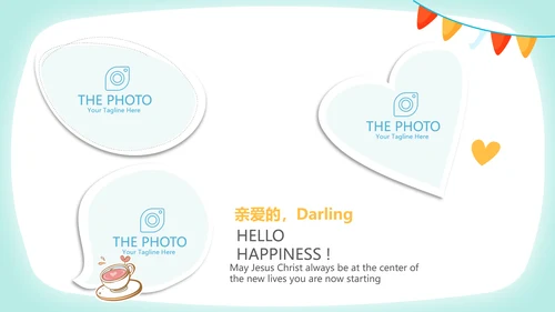 卡通可爱宝宝母婴婴儿护理中心医院社区讲座保健中心早教宣传PPT