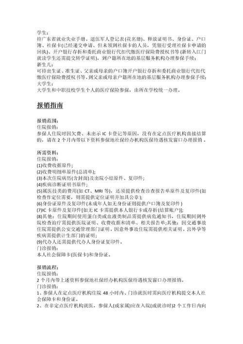 江门市五险一金办事指南.docx