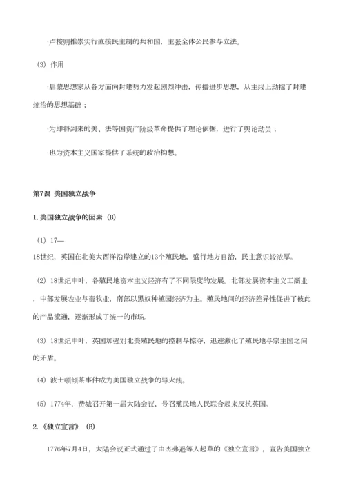 2023年上海高中历史第四分册知识点.docx