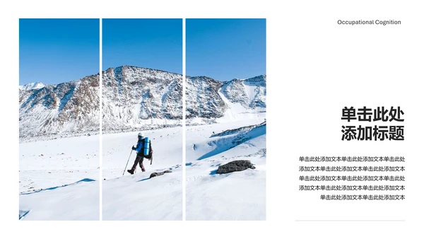 黑白自然简约风旅游行业职业规划书