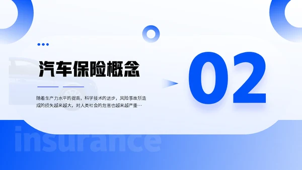 车辆保险业务培训，汽车保险通用PPT模板