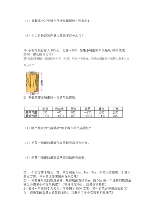 六年级小升初数学应用题50道（综合题）word版.docx