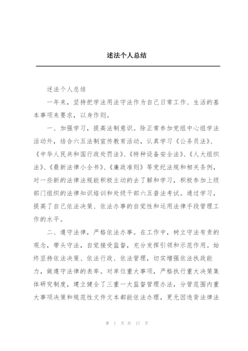 述法个人总结.docx