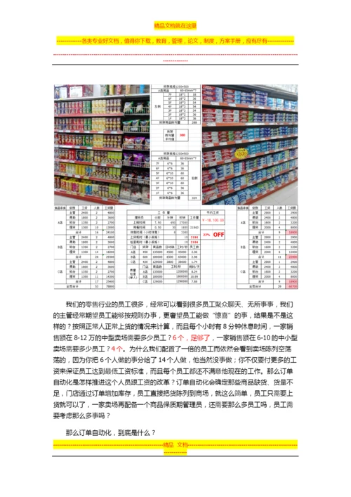 连锁超市经营管理(订单自动化).docx