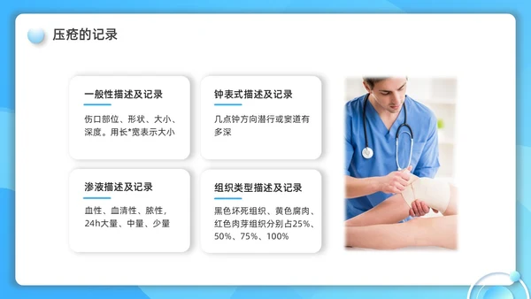 蓝色水彩简约微粒体护理小讲课企业培训PPT护理查房