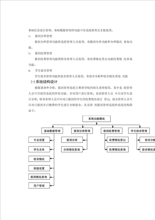 毕业设计与论文基于JSP实现报到管理系统