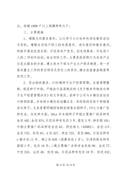 农业局领导工作会议讲话稿.docx