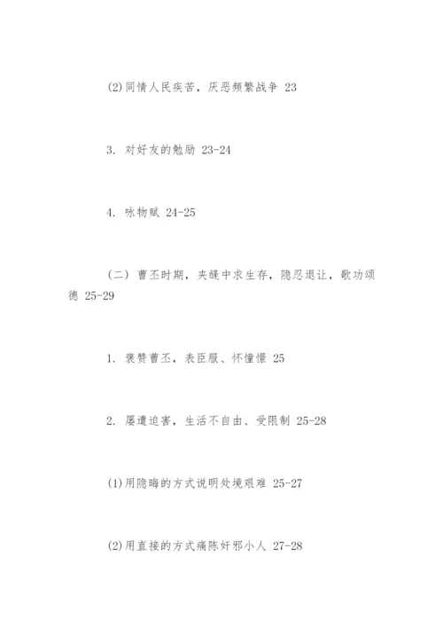 古代文学毕业论文提纲.docx