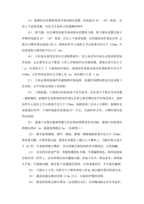 排架搭设综合标准施工专业方案.docx