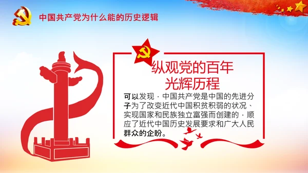 党支部党校微党课中国共产党为什么能PPT模板