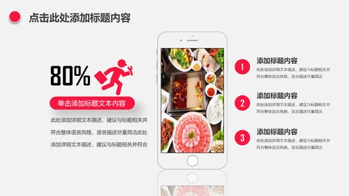 中国风火锅餐饮美食ppt动态模板