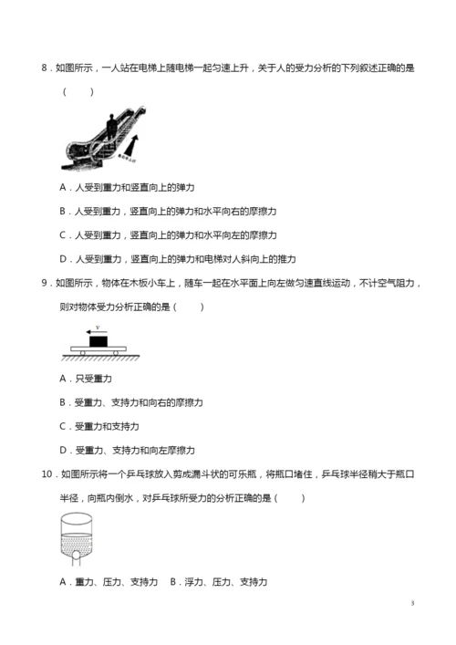 7.受力分析专项训练(1).docx