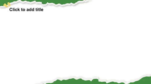 绿色简约风应届生求职作品集展示PPT主题