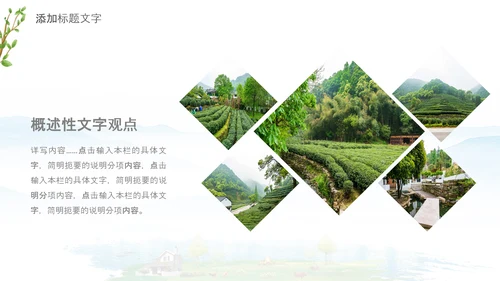 最美乡村旅游新农村乡村振兴PPT模板