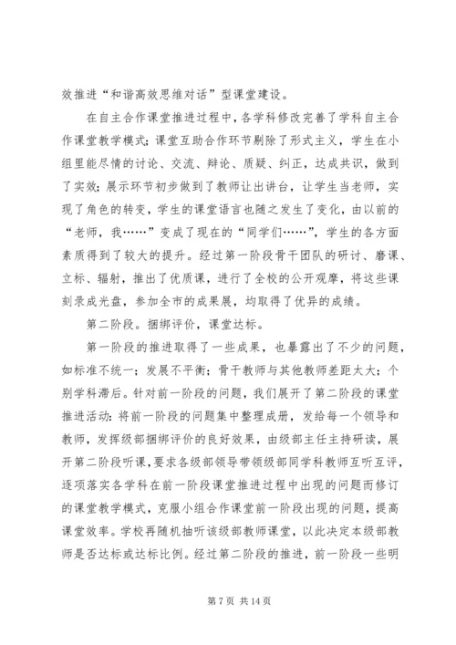 海阳凤城小学教学工作自查报告.docx
