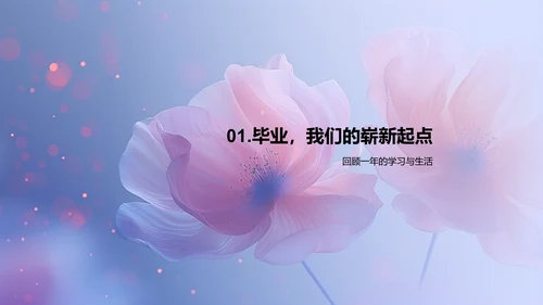 毕业季回顾PPT模板