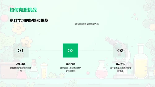 理科专科学习指南PPT模板