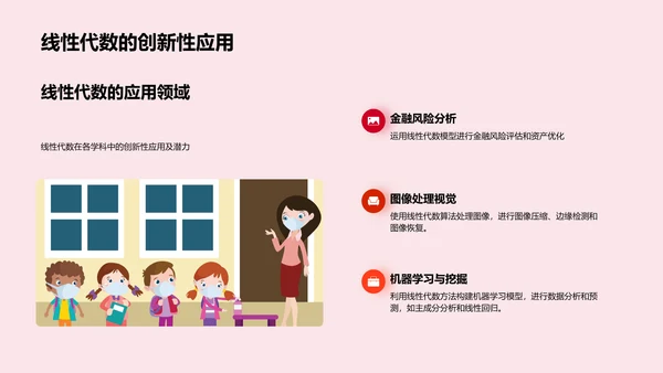 线性代数教学探讨PPT模板